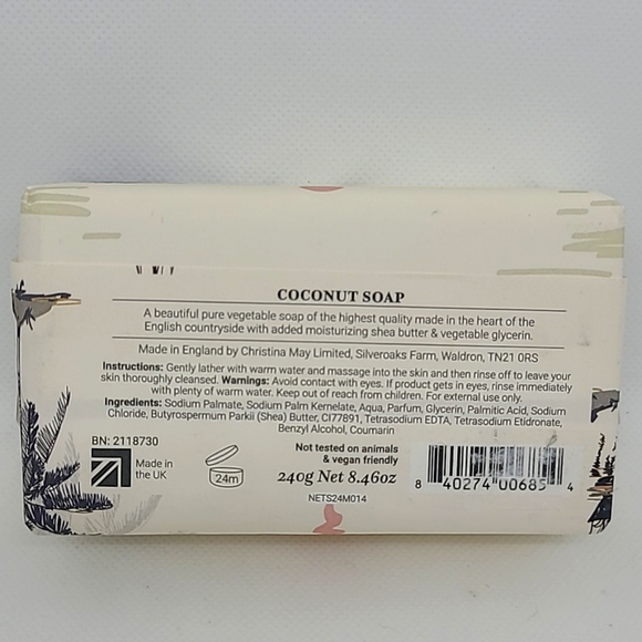 Coconut Luxury Vegetale Soap 240gr - Picture 2 of 2